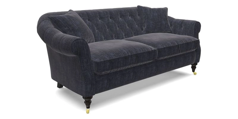 Abbotsbury 3 Seater Sofa in Linwood Omega Velvet Teal