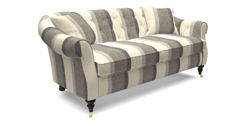 Abbotsbury 3 Seater Sofa in Linara Bison