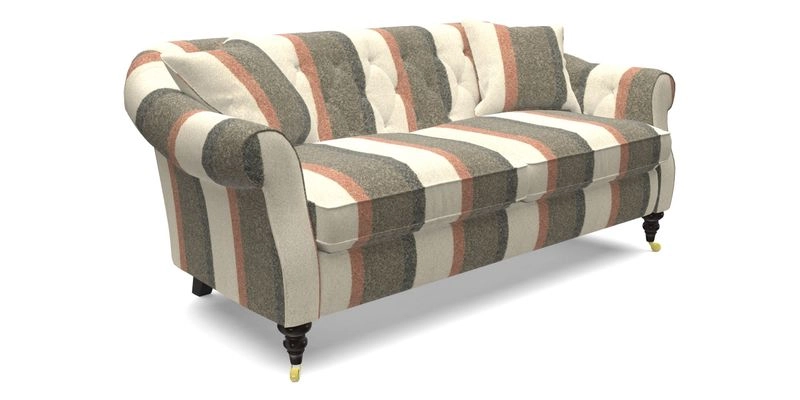 Abbotsbury 3 Seater Sofa in Linwood Omega Velvet Teal