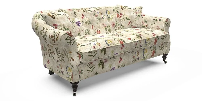 Abbotsbury 3 Seater Sofa in Linara Bison