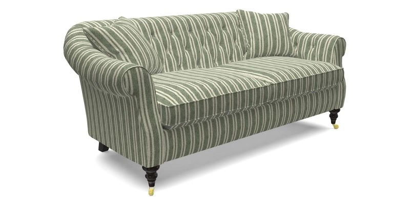 Abbotsbury 3 Seater Sofa in Linwood Omega Velvet Teal