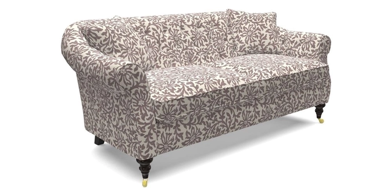 Abbotsbury 3 Seater Sofa in Linwood Omega Velvet Teal