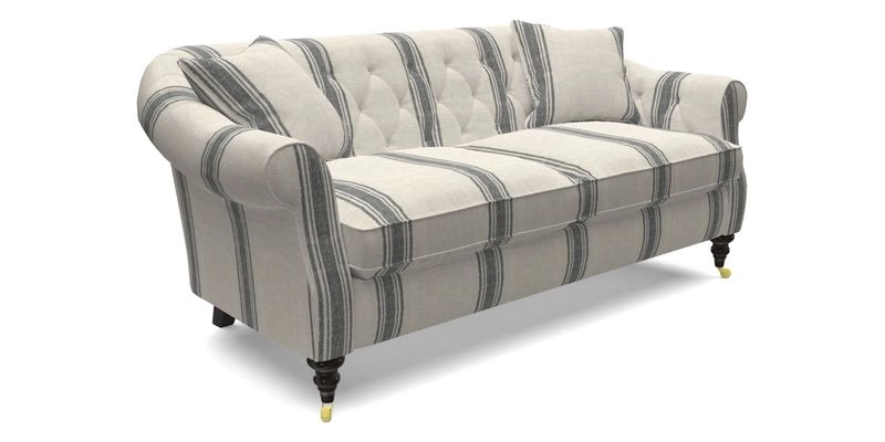 Abbotsbury 3 Seater Sofa in Linara Bison