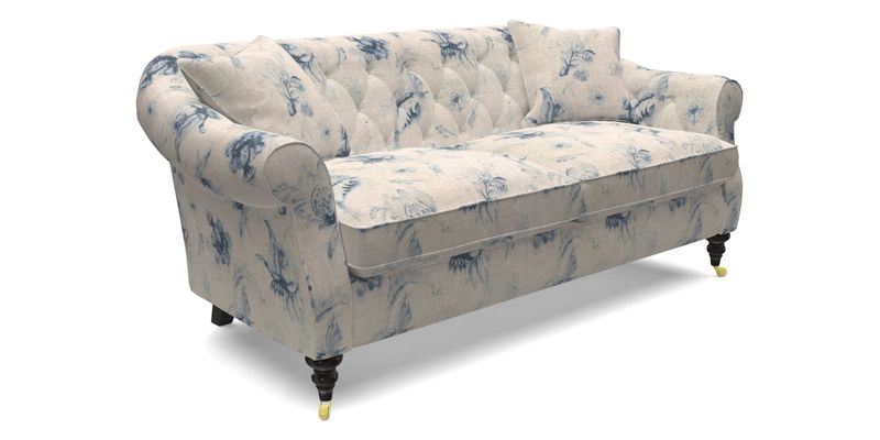 Abbotsbury 3 Seater Sofa in Linwood Omega Velvet Teal