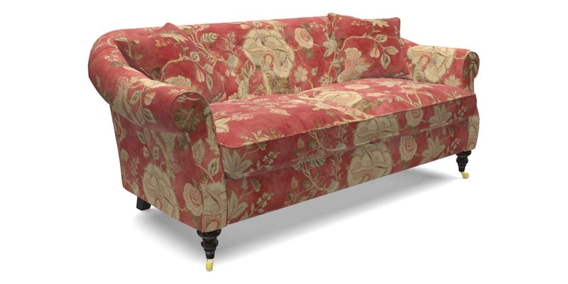 Abbotsbury 3 Seater Sofa in Linwood Omega Velvet Teal