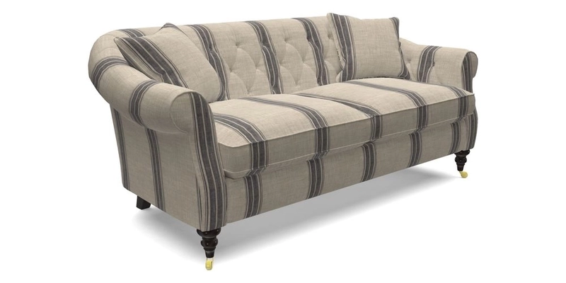 Abbotsbury 3 Seater Sofa in Linwood Omega Velvet Teal