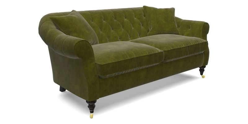 Abbotsbury 3 Seater Sofa in Linwood Omega Velvet Teal