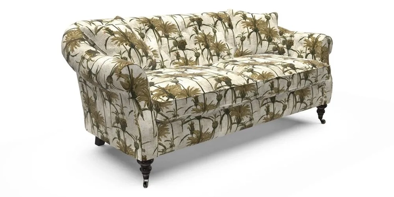 Abbotsbury 3 Seater Sofa in Linwood Omega Velvet Teal