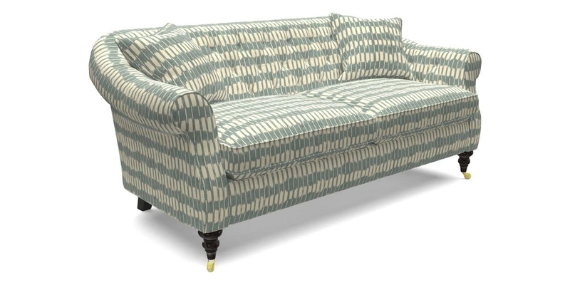 Abbotsbury 3 Seater Sofa in Linwood Omega Velvet Teal