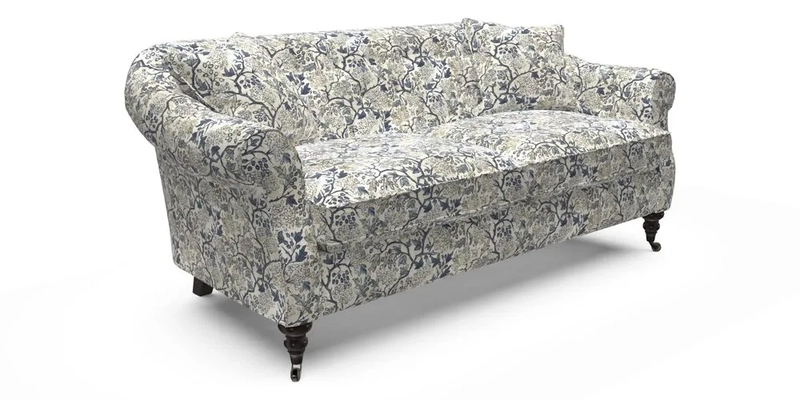 Abbotsbury 3 Seater Sofa in Linwood Omega Velvet Teal