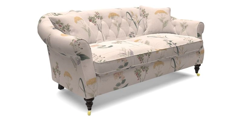 Abbotsbury 3 Seater Sofa in Linara Bison