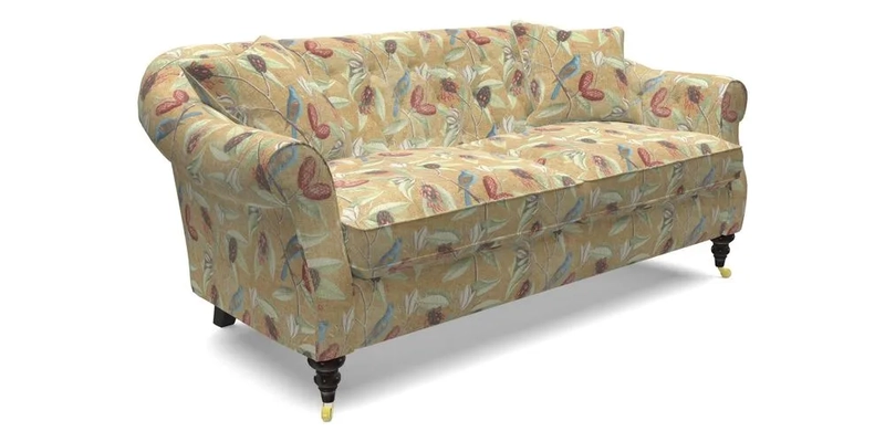 Abbotsbury 3 Seater Sofa in Linara Bison