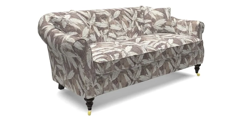 Abbotsbury 3 Seater Sofa in Linwood Omega Velvet Teal