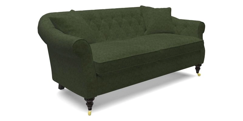 Abbotsbury 3 Seater Sofa in Linwood Omega Velvet Teal