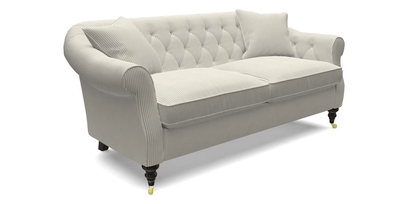 Abbotsbury 3 Seater Sofa in Linara Bison