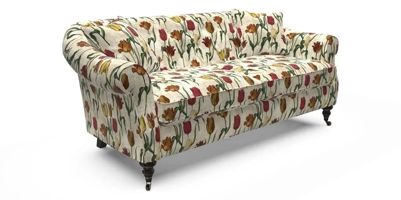 Abbotsbury 3 Seater Sofa in Linwood Omega Velvet Teal