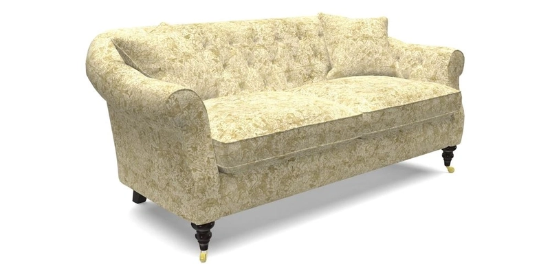 Abbotsbury 3 Seater Sofa in Linwood Omega Velvet Teal