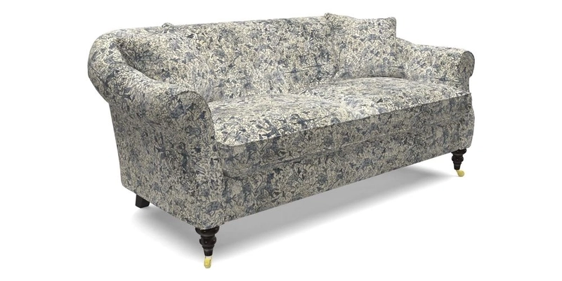 Abbotsbury 3 Seater Sofa in Linwood Omega Velvet Teal