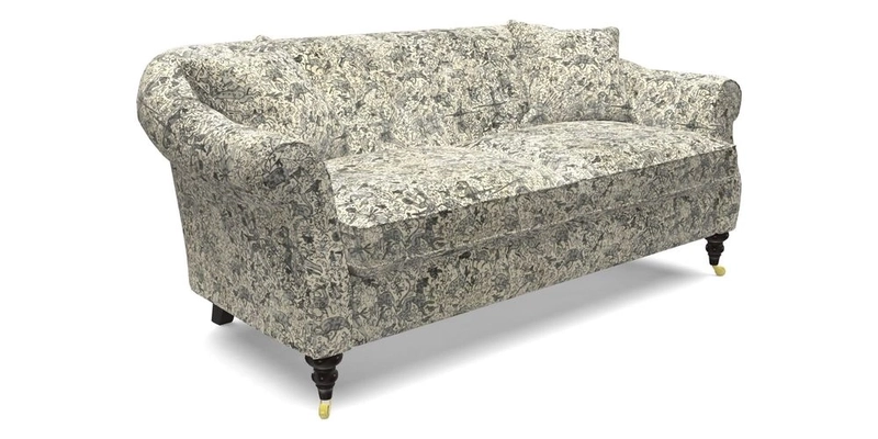 Abbotsbury 3 Seater Sofa in Linwood Omega Velvet Teal