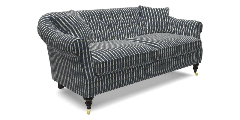 Abbotsbury 3 Seater Sofa in Linwood Omega Velvet Teal