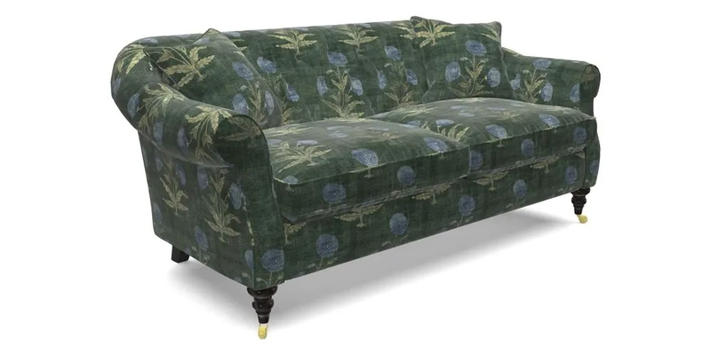 Abbotsbury 3 Seater Sofa in Linwood Omega Velvet Teal
