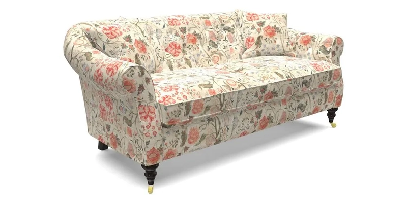 Abbotsbury 3 Seater Sofa in Linwood Omega Velvet Teal