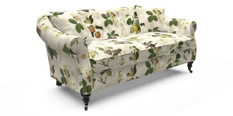 Abbotsbury 3 Seater Sofa in Linwood Omega Velvet Teal