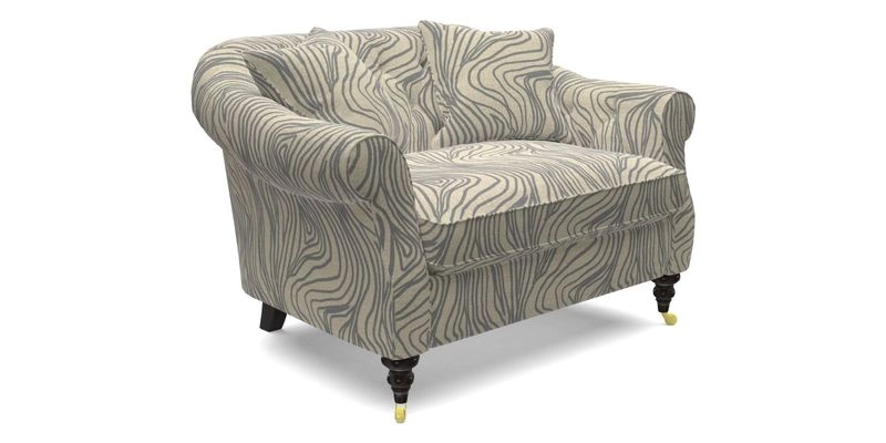 Abbotsbury Snuggler in Linwood Freya Mineral with scatters in Linwood Cosmo