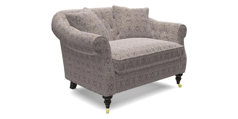 Abbotsbury Snuggler in Linwood Freya Mineral with scatters in Linwood Cosmo