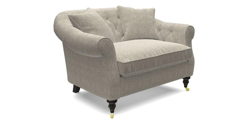 Abbotsbury Snuggler in Linwood Freya Mineral with scatters in Linwood Cosmo