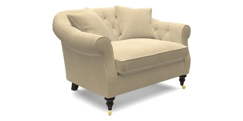 Abbotsbury Snuggler in Linwood Freya Mineral with scatters in Linwood Cosmo