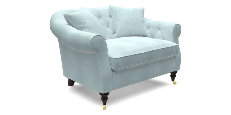 Abbotsbury Snuggler in Linwood Freya Mineral with scatters in Linwood Cosmo