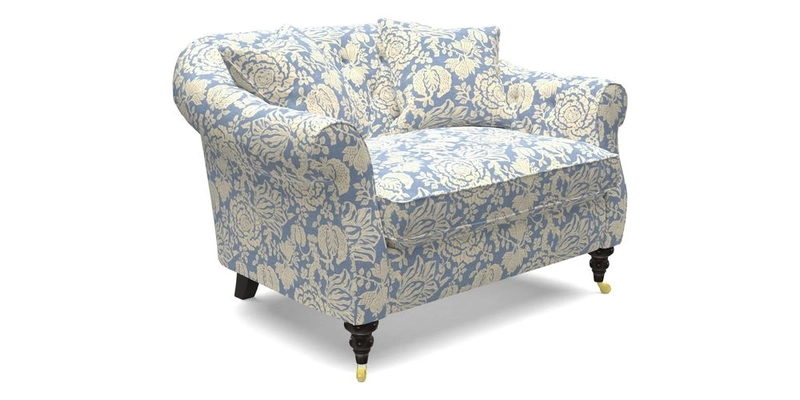 Abbotsbury Snuggler in Linwood Freya Mineral with scatters in Linwood Cosmo