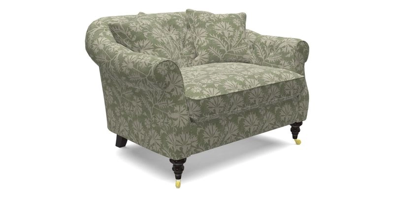 Abbotsbury Snuggler in Linwood Freya Mineral with scatters in Linwood Cosmo