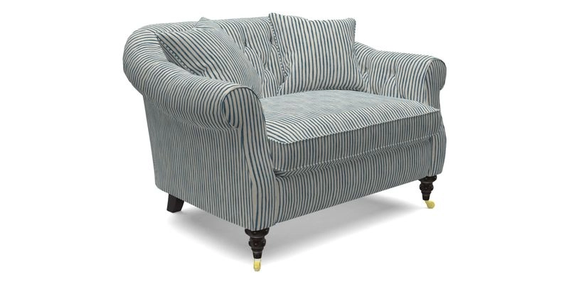 Abbotsbury Snuggler in Linwood Freya Mineral with scatters in Linwood Cosmo