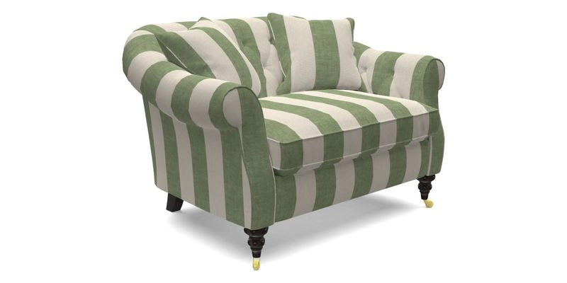 Abbotsbury Snuggler in Linwood Freya Mineral with scatters in Linwood Cosmo