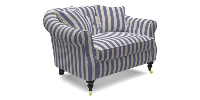 Abbotsbury Snuggler in Linwood Freya Mineral with scatters in Linwood Cosmo