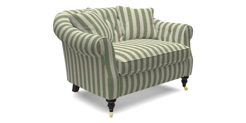 Abbotsbury Snuggler in Linwood Freya Mineral with scatters in Linwood Cosmo