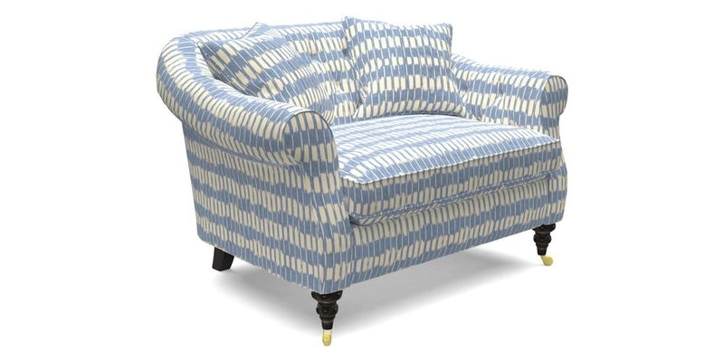 Abbotsbury Snuggler in Linwood Freya Mineral with scatters in Linwood Cosmo