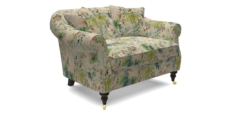 Abbotsbury Snuggler in Linwood Freya Mineral with scatters in Linwood Cosmo