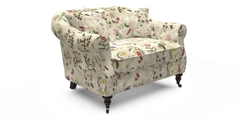 Abbotsbury Snuggler in Linwood Freya Mineral with scatters in Linwood Cosmo