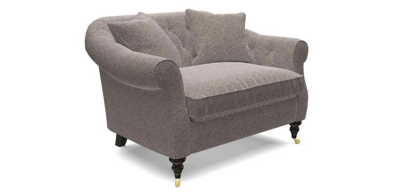 Abbotsbury Snuggler in Linwood Freya Mineral with scatters in Linwood Cosmo