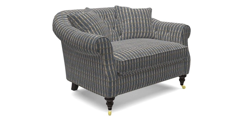 Abbotsbury Snuggler in Linwood Freya Mineral with scatters in Linwood Cosmo