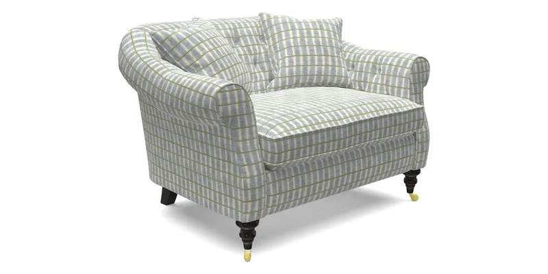 Abbotsbury Snuggler in Linwood Freya Mineral with scatters in Linwood Cosmo