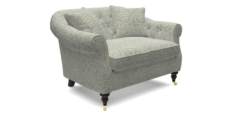 Abbotsbury Snuggler in Linwood Freya Mineral with scatters in Linwood Cosmo