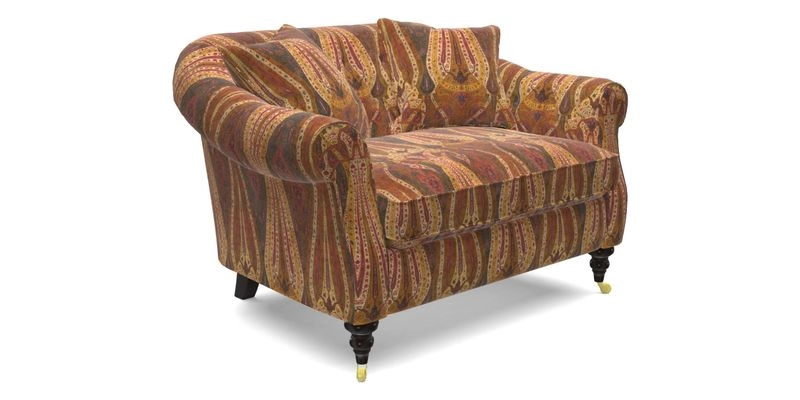 Abbotsbury Snuggler in Linwood Freya Mineral with scatters in Linwood Cosmo