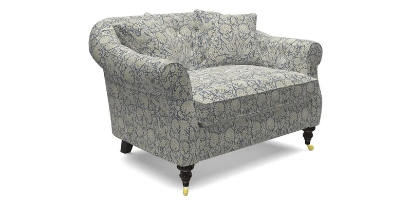 Abbotsbury Snuggler in Linwood Freya Mineral with scatters in Linwood Cosmo