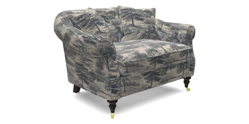 Abbotsbury Snuggler in Linwood Freya Mineral with scatters in Linwood Cosmo