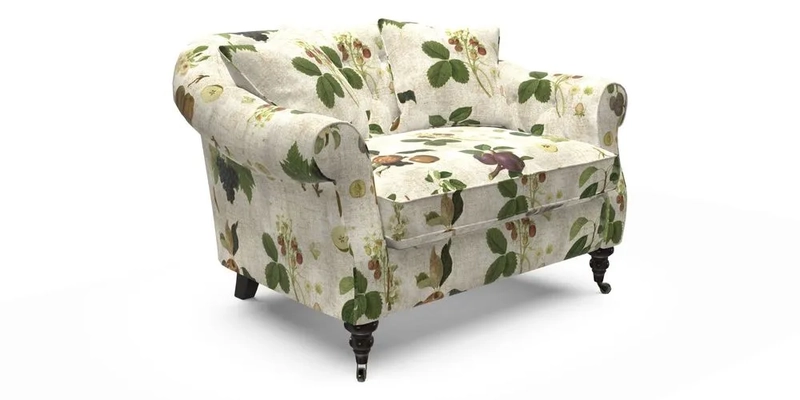 Abbotsbury Snuggler in Linwood Freya Mineral with scatters in Linwood Cosmo