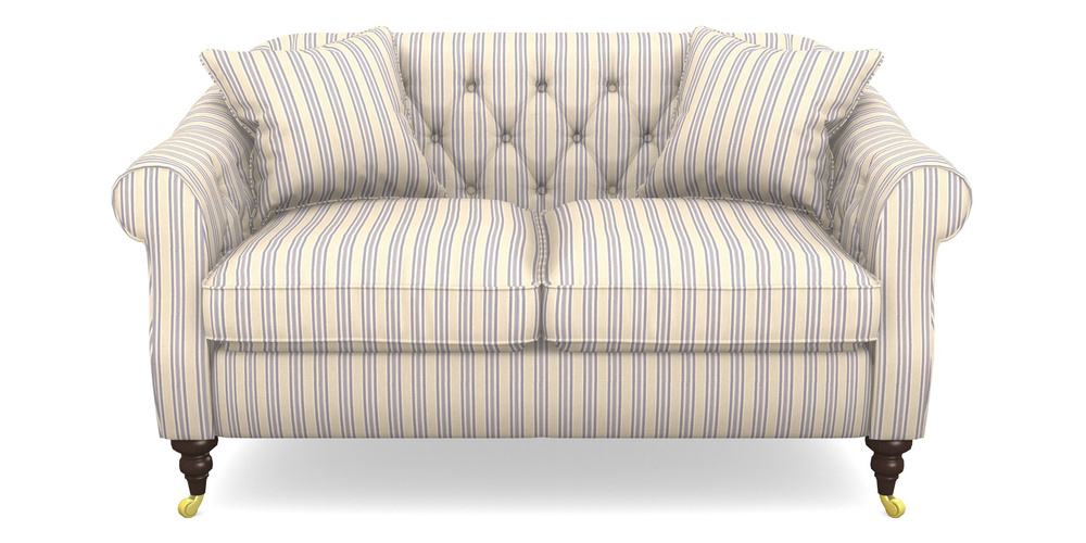 Product photograph of Abbotsbury 2 5 Seater Sofa In Cloth 22 - Racing Stripes Ayr - Blueberry from Sofas and Stuff Limited
